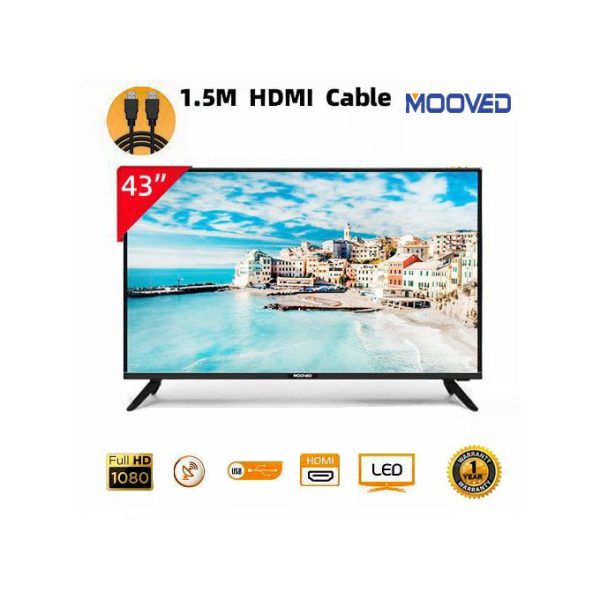 Samsung 43'' Inch TV LED HD Digital Satellite With 1.5M HDMI CABLE