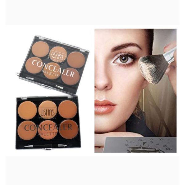 Ushas Six Face Color Contouring Concealer Makeup Powder