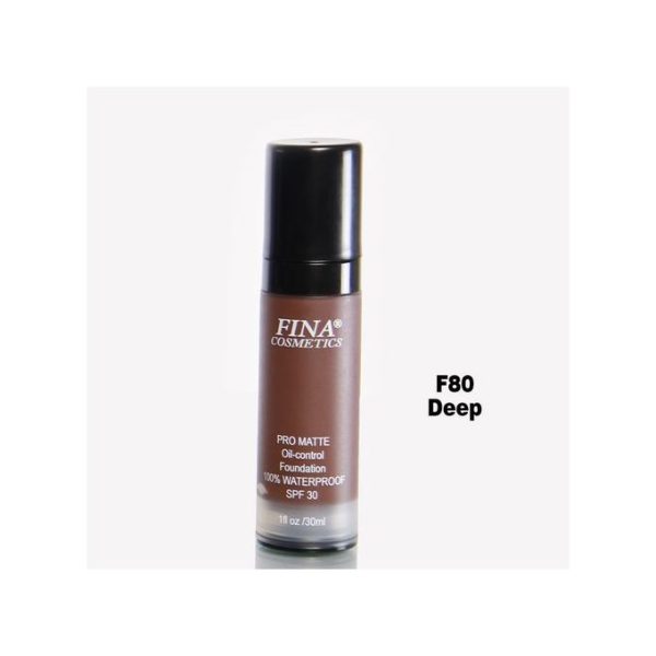 Fina Water Proof Oil Free Foundation - Deep