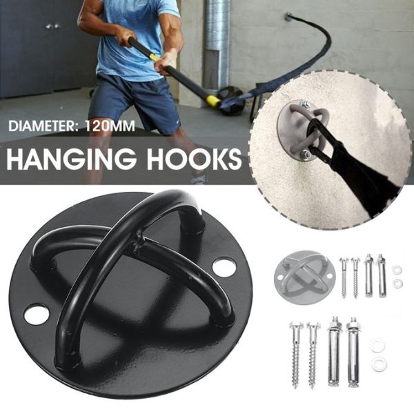2 Holes Yoga O Fitness Anchor Bracket Wall Mounted Straps