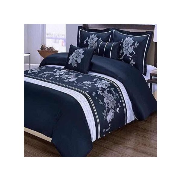 Unique Designed Bed Sheet- Blue