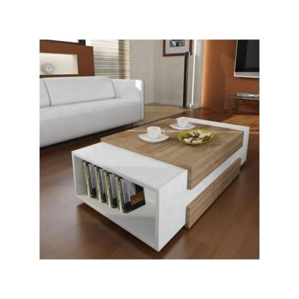 Multipurpose Center Table Coffee Table Chair With Book Shelf Furniture