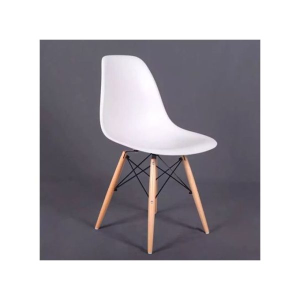 Eames Designed Eiffel DSR Plastic Chair White