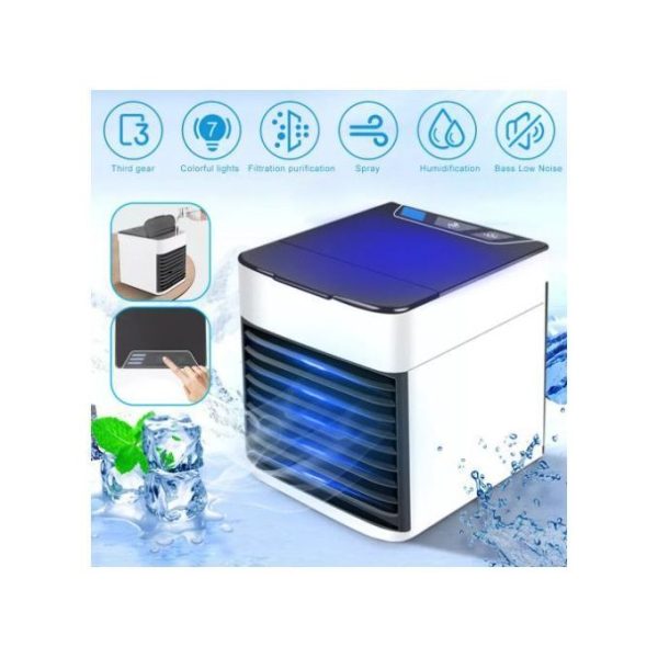 Desktop Air Cooler Fan With Night Light, Humidifier, USB