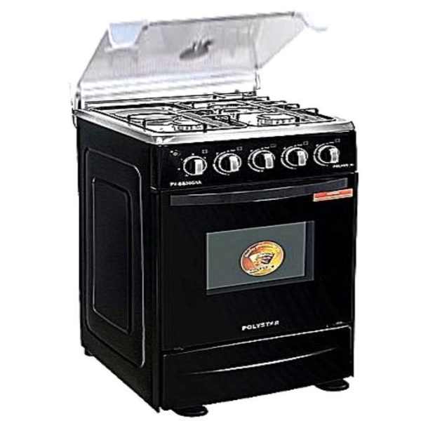 Polystar 3 Burner + 1 Hot Plate Oven Grill Gas Cooker