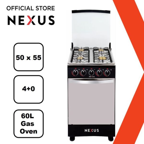 Nexus 4-Burner Gas Cooker GCCR-NX-5055B