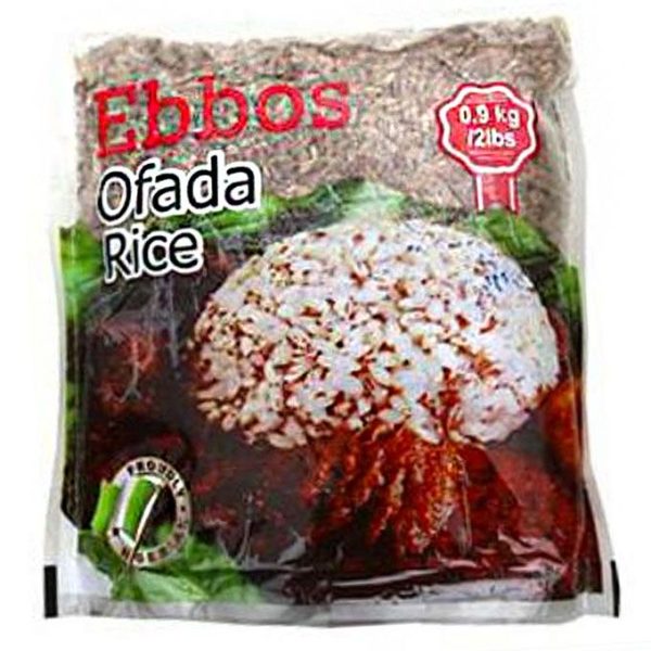 Ebbos Ofada Rice - 0.9kg