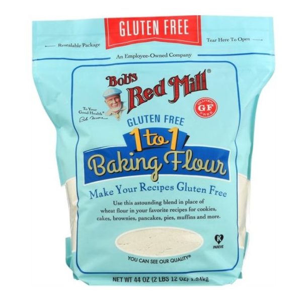 Bob's Red Mill 1 To 1 Gluten Free Baking Flour, 44oz 2lbs 1.24Kg