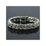 Cuban Iced Out Link Bracelet - Silver