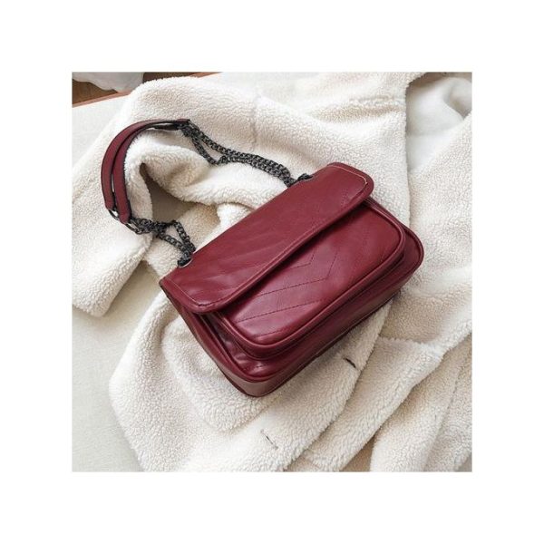 Set Of Ladies Beautiful Handbags - Wine