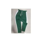 Zipped White Stripe Green Unisex Jogger