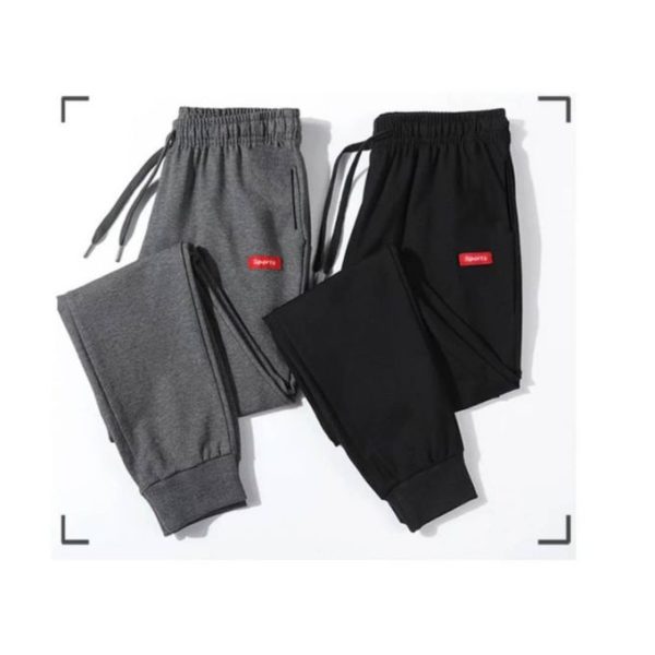 Jones Wears Pack of Two (2) Sport Joggers (Black, Grey)