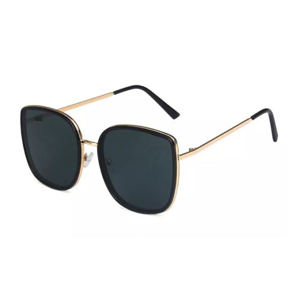 Black Designer Big Frame Luxury Fashion Women Ladies Sunglasses