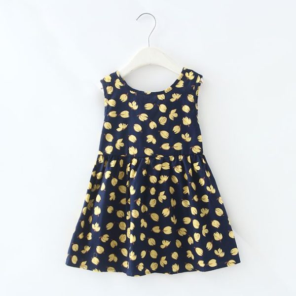 Baby Girl Sleeveless Floral Dress