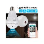Office/Home Surveillance 360 Degree IP Camera LED Light Bulb Lamp With Audio (2in1)-Superior