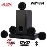 WEYON 358 5.1ch Bluetooth Speaker Home Theater - Black