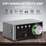Karaoke Sound Amplifier 2.1 Channel 200W*2 High Power FM USB MP3 10 Segment Audio Equalizer Car Bluetooth Amplifier