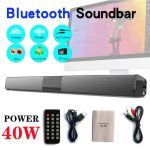 Soundbar - Bluetooth Speaker - 20W - 3D - Black